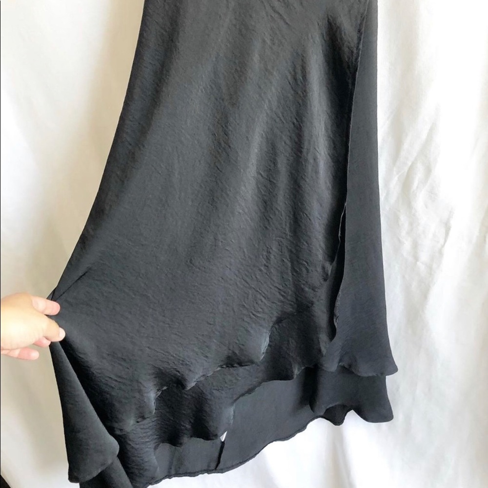The vintage shop black true wrap v-neck dress - Picture 4 of 6